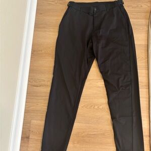 YoungLA Men's Black Dress Trousers with Side Adjusters